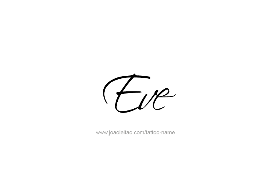 Tattoo Design Name Eve   