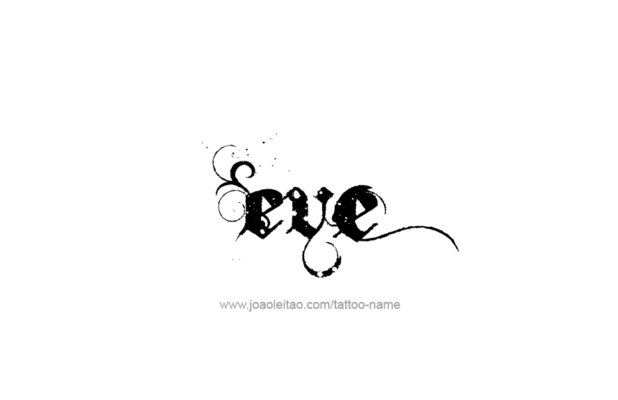 Tattoo Design Name Eve   