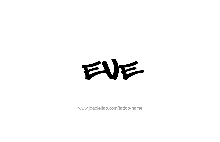 Tattoo Design Name Eve   