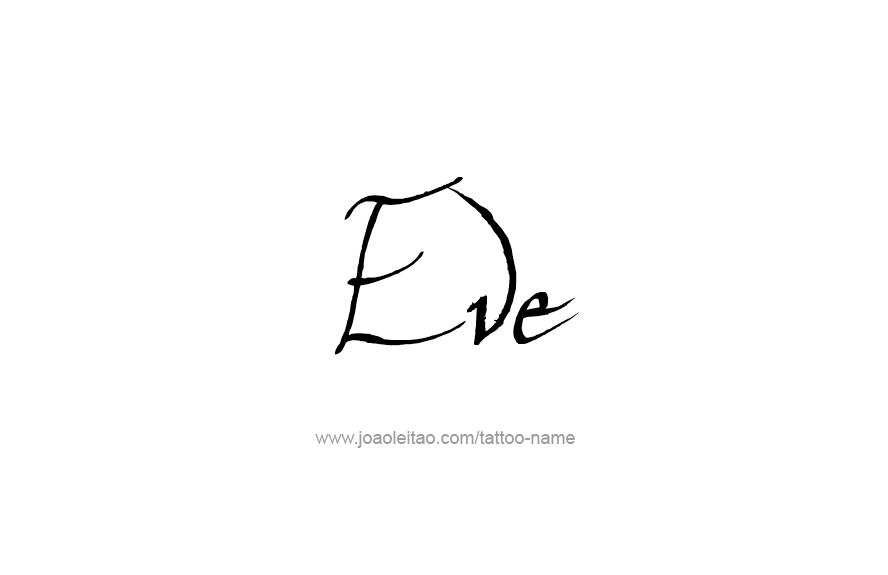 Tattoo Design Name Eve   