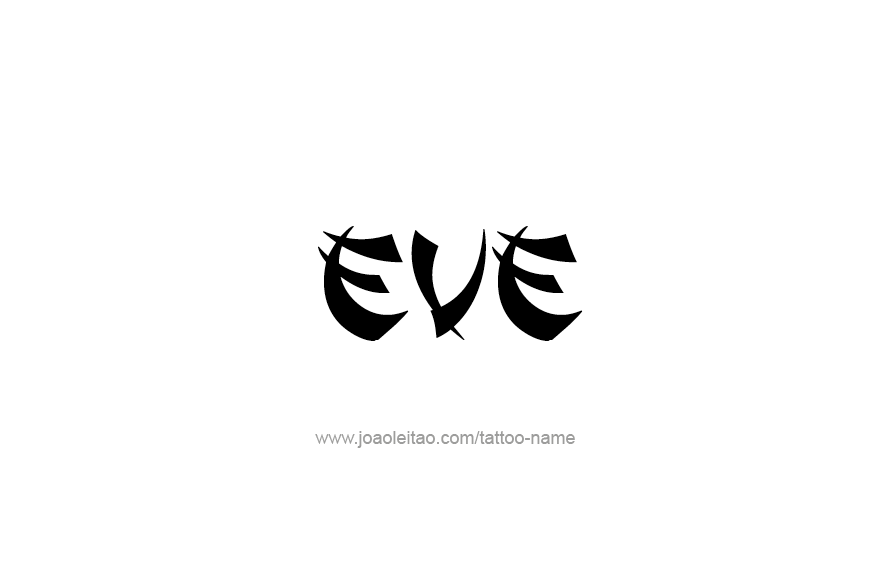 Tattoo Design Name Eve   