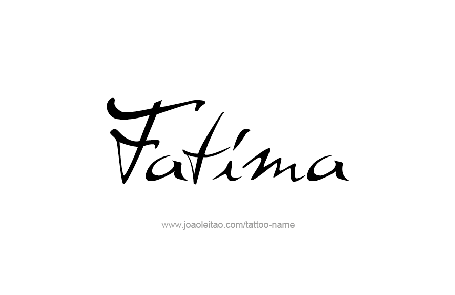 Tattoo Design Name Fatima   