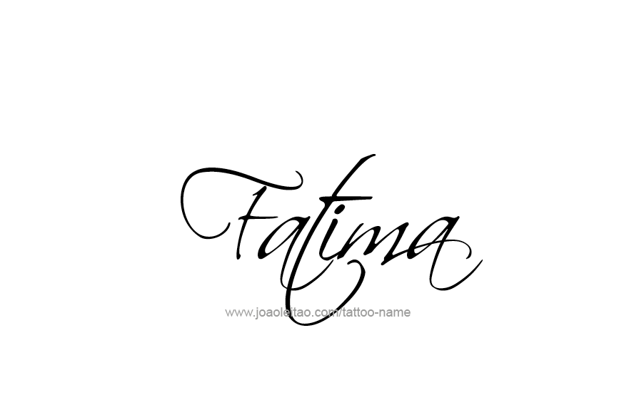 Tattoo Design Name Fatima   