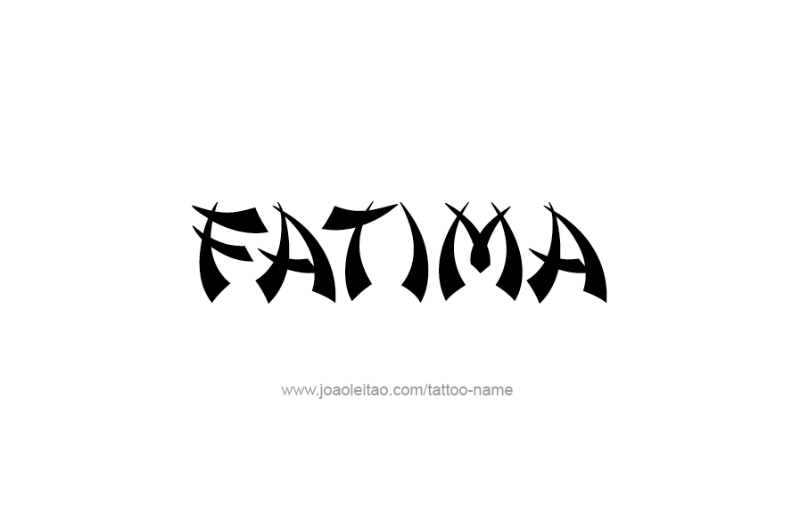 Tattoo Design Name Fatima   