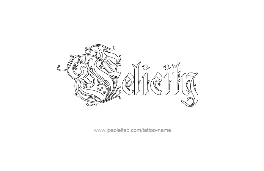 Tattoo Design Name Felicity   