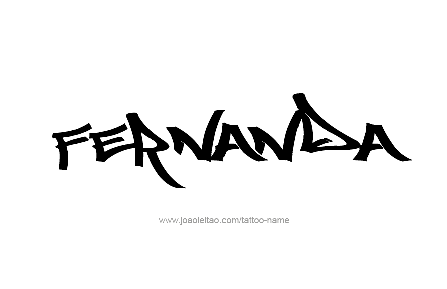 Tattoo Design Name Fernanda   