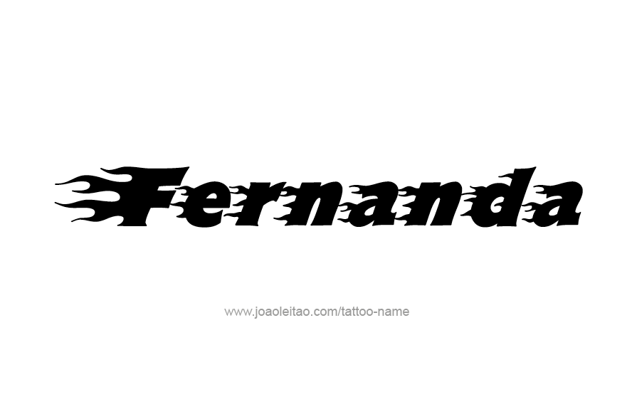 Tattoo Design Name Fernanda   