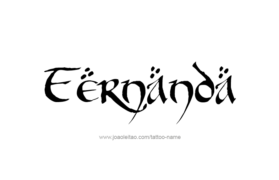 Tattoo Design Name Fernanda   