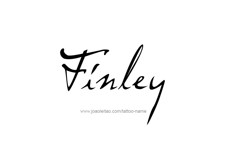 Tattoo Design Name Finley   