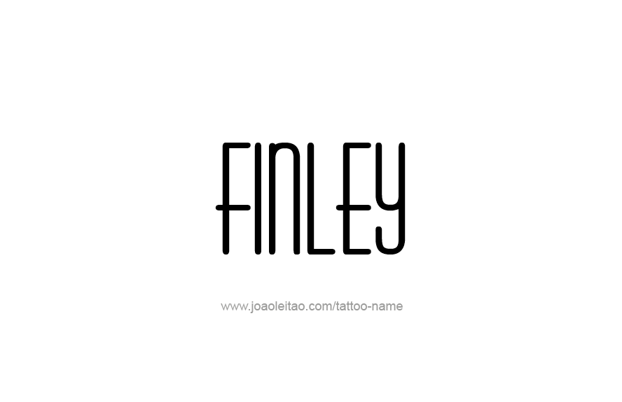 Tattoo Design Name Finley   