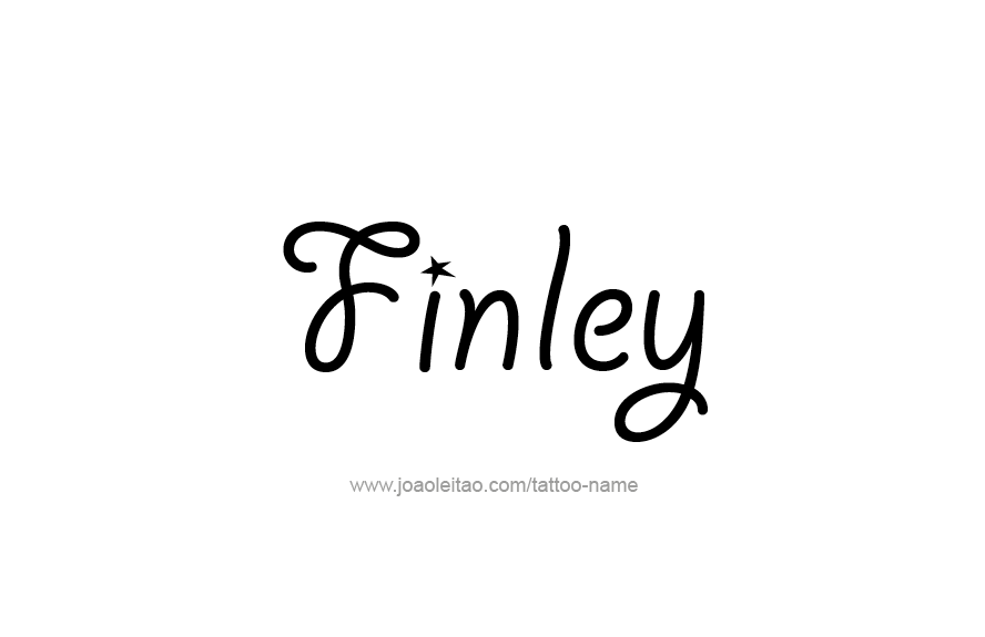 Tattoo Design Name Finley   