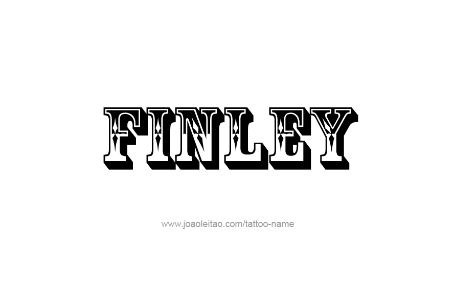 Tattoo Design Name Finley   