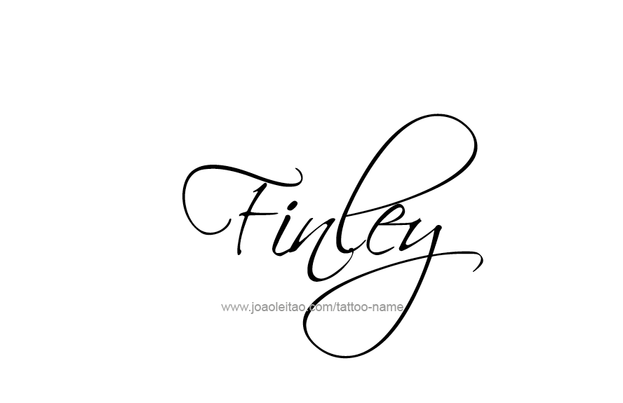 Tattoo Design Name Finley   