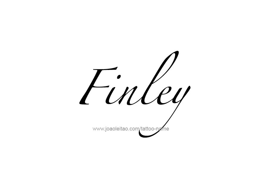 Tattoo Design Name Finley   