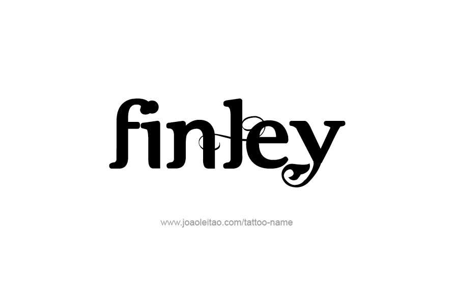 Tattoo Design Name Finley   