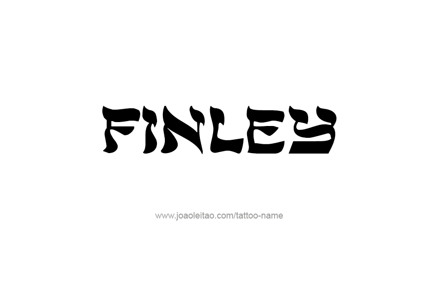 Tattoo Design Name Finley   