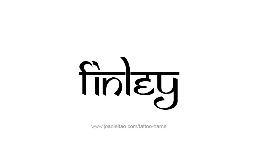 Tattoo Design Name Finley   