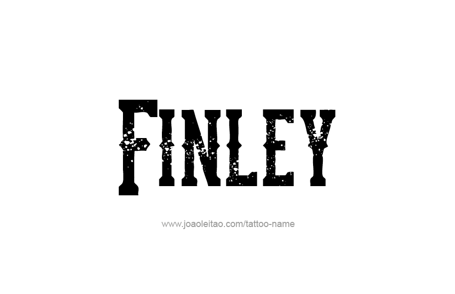 Tattoo Design Name Finley   