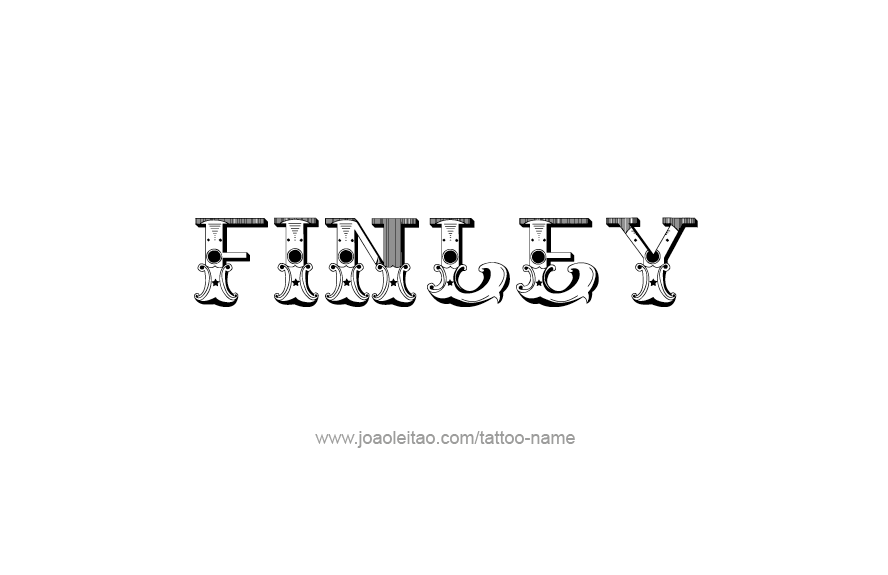 Tattoo Design Name Finley   