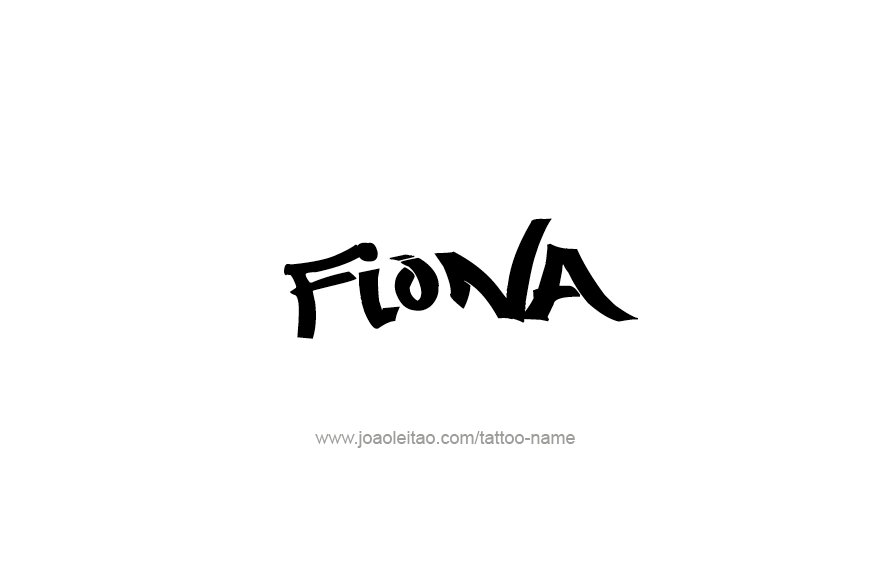 Tattoo Design Name Fiona   