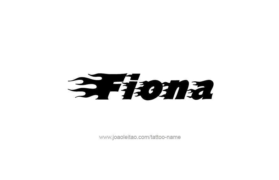 Tattoo Design Name Fiona   