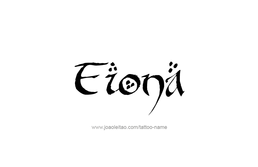 Tattoo Design Name Fiona   