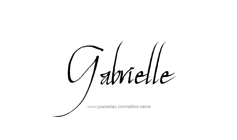 Tattoo Design Name Gabrielle   