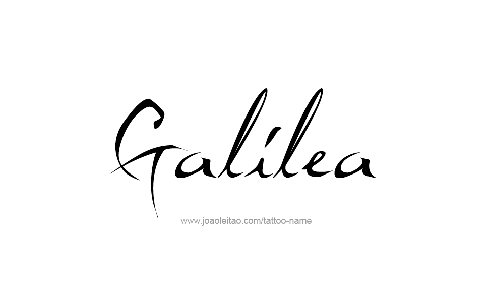 Tattoo Design Name Galilea   