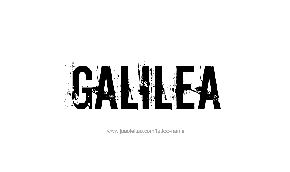 Tattoo Design Name Galilea   