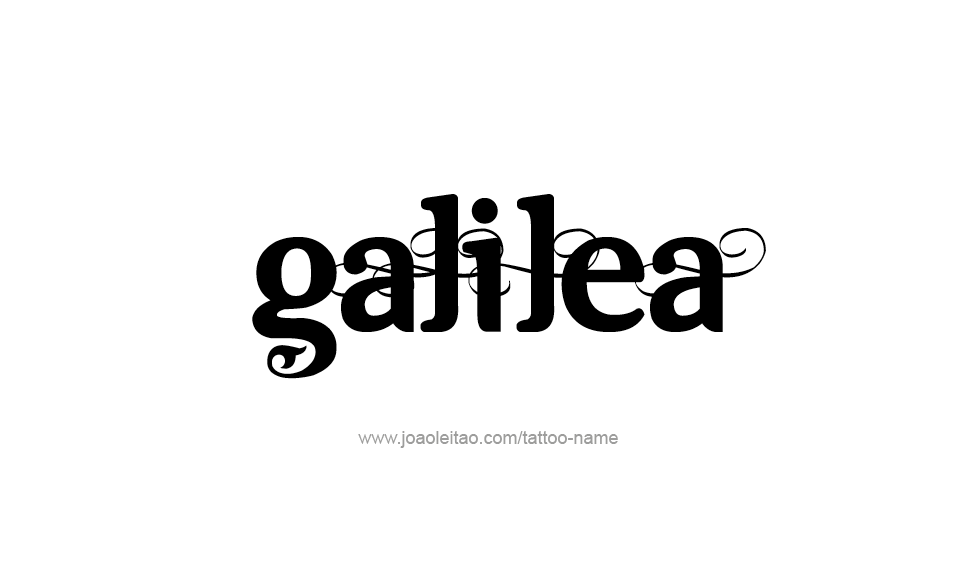 Tattoo Design Name Galilea   