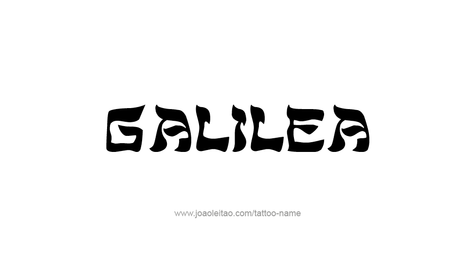 Tattoo Design Name Galilea   