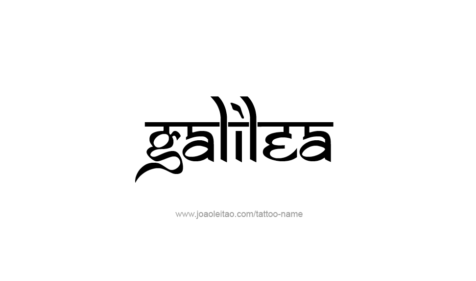 Tattoo Design Name Galilea   