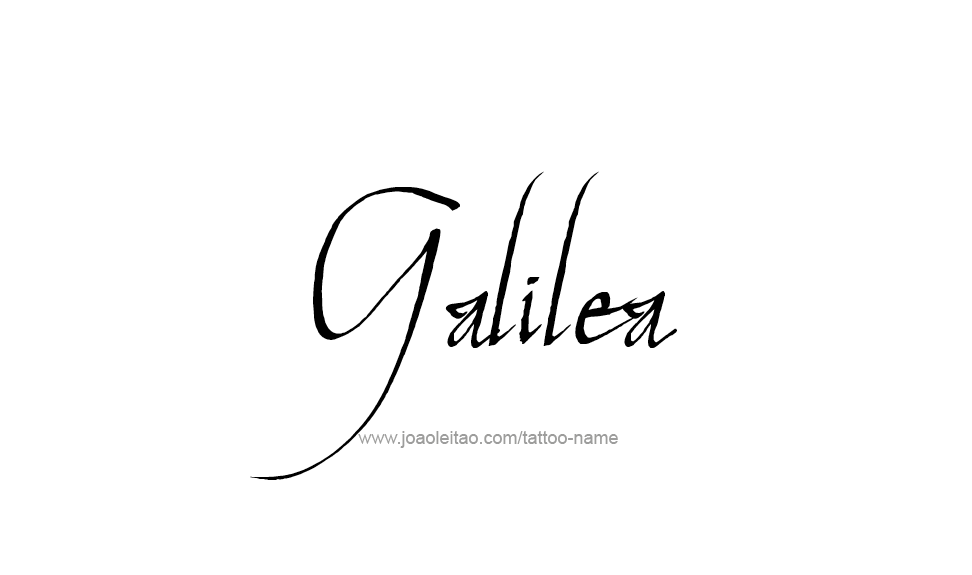 Tattoo Design Name Galilea   