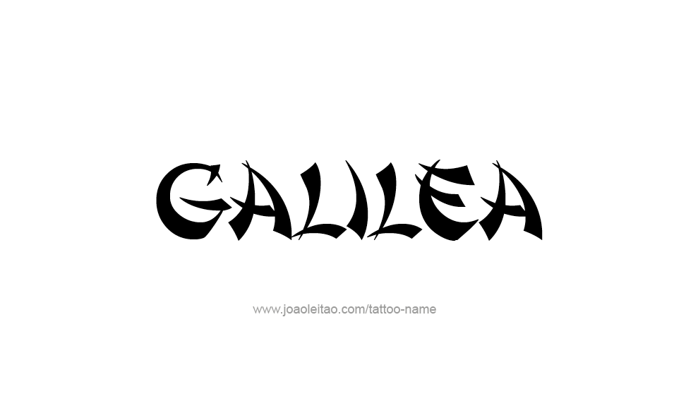 Tattoo Design Name Galilea   