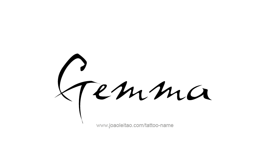 Tattoo Design Name Gemma   