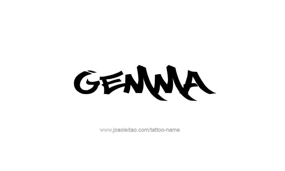 Tattoo Design Name Gemma   