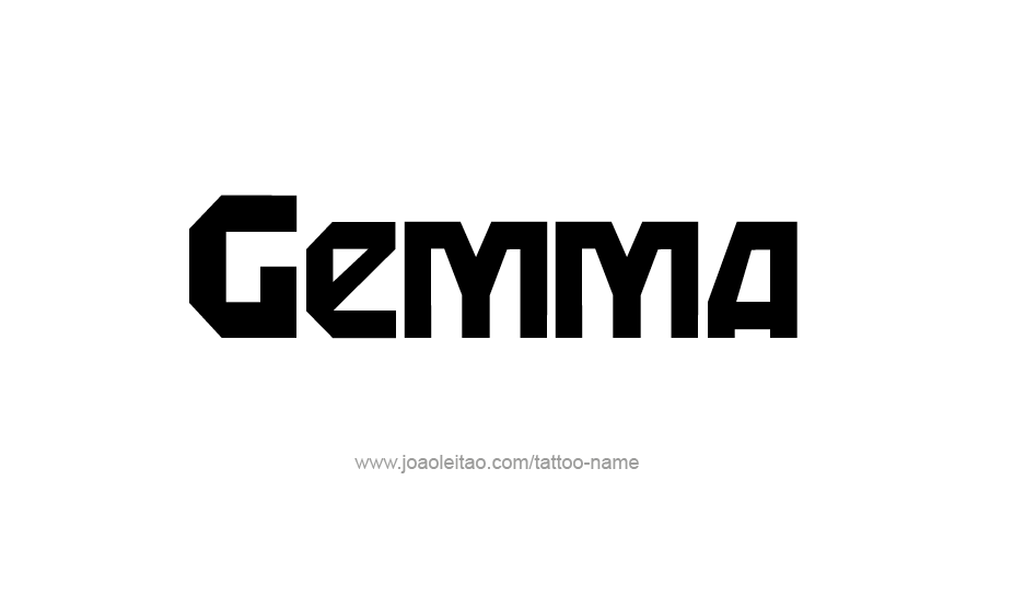 Tattoo Design Name Gemma   