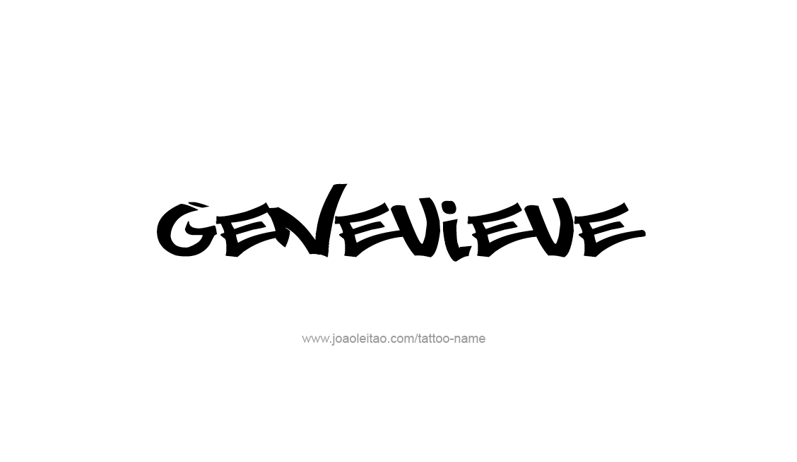 Tattoo Design Name Genevieve   