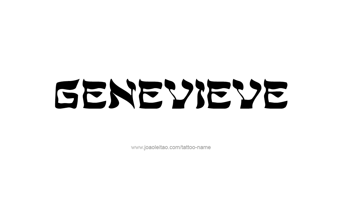 Tattoo Design Name Genevieve   