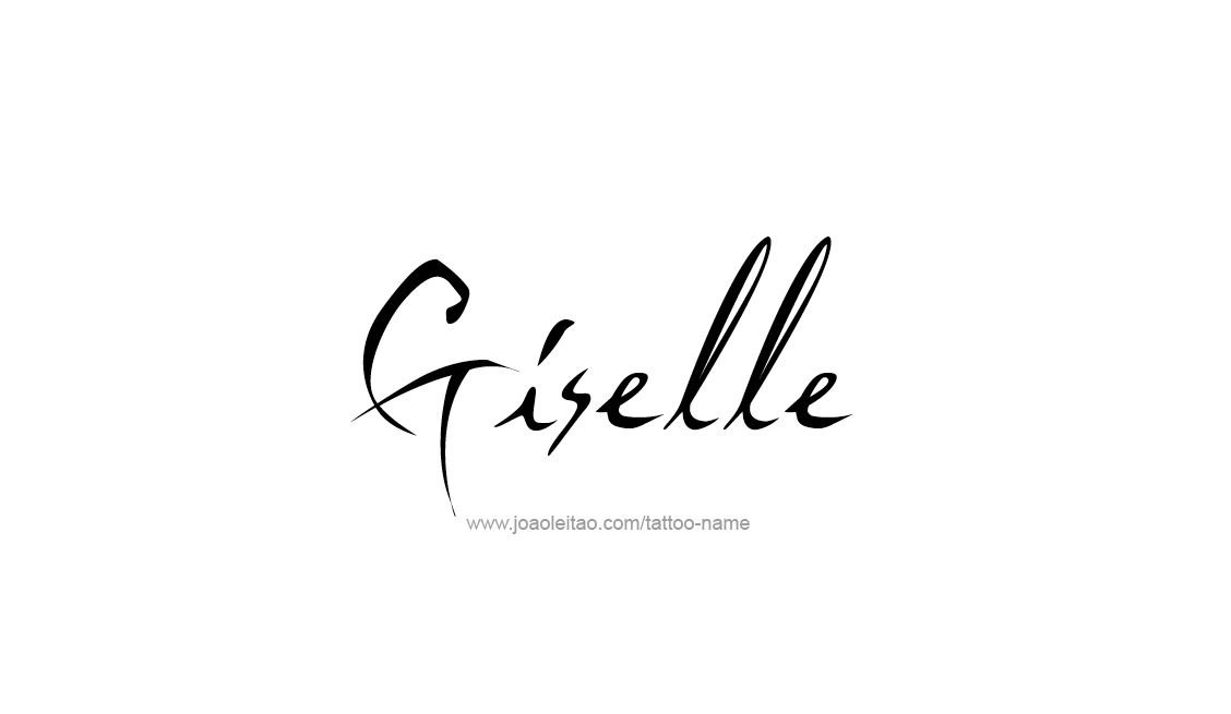 Tattoo Design Name Giselle   