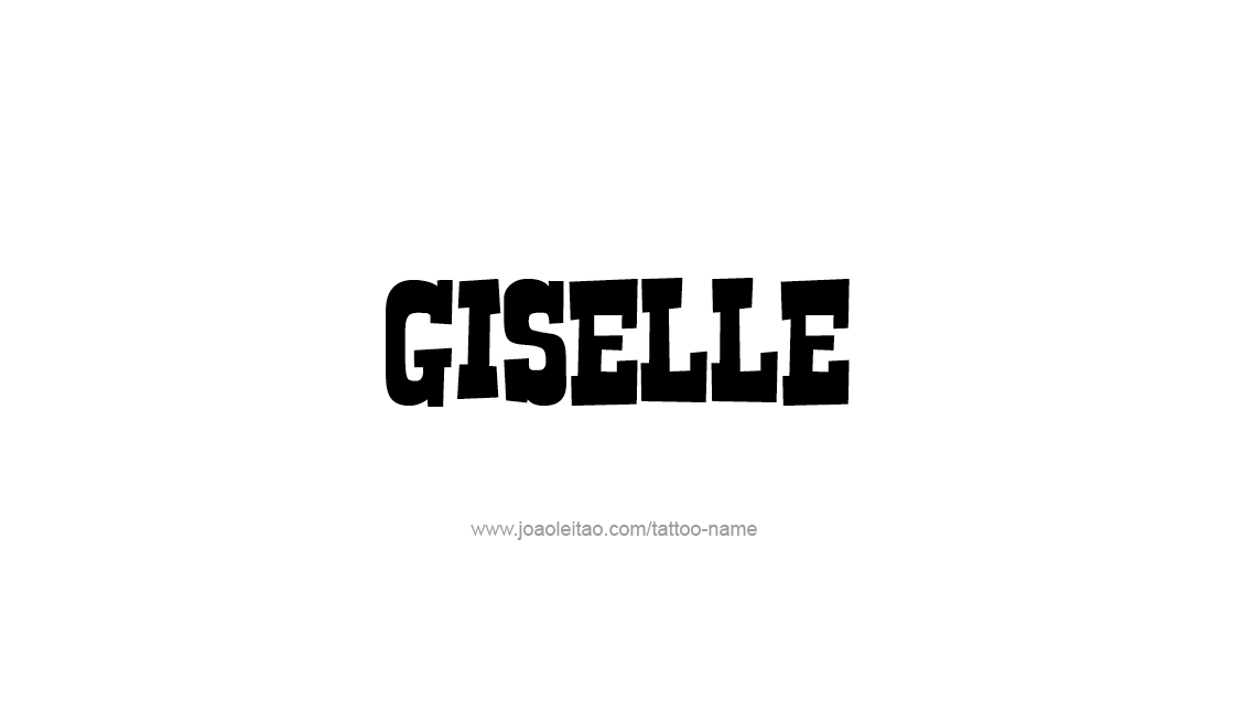 Tattoo Design Name Giselle   