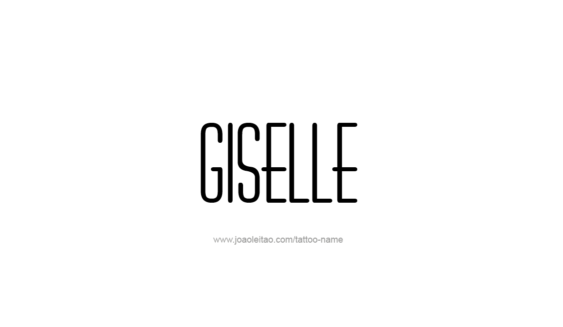 Tattoo Design Name Giselle   