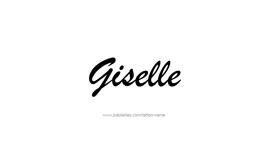 Tattoo Design Name Giselle   