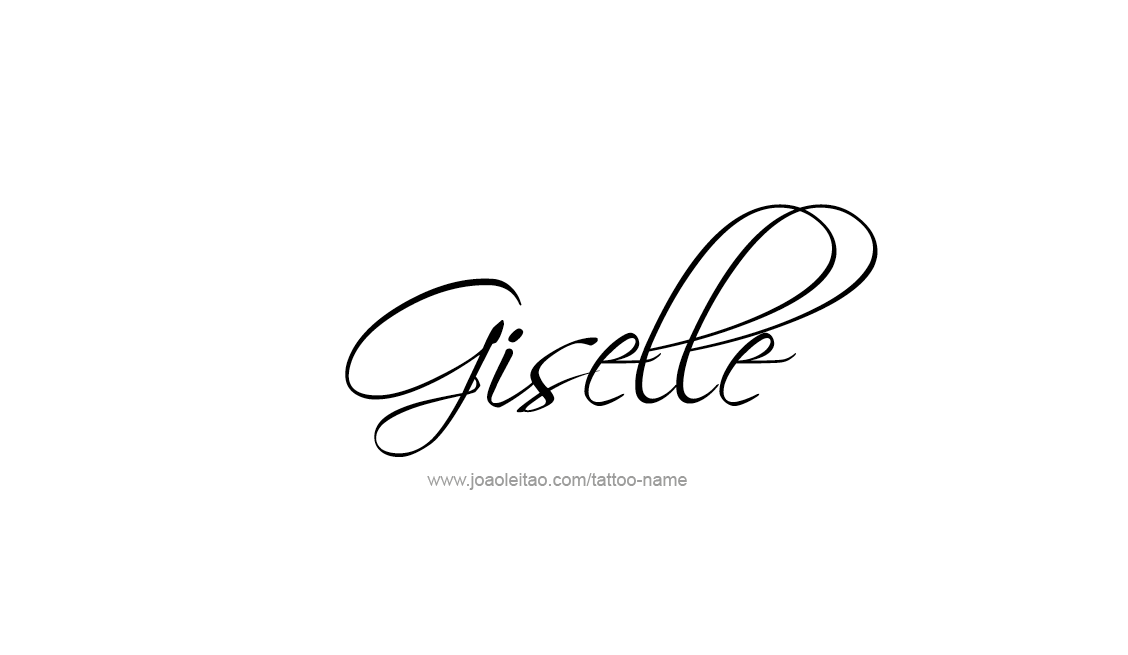 Tattoo Design Name Giselle   