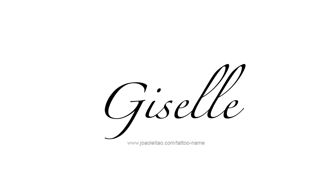 Tattoo Design Name Giselle   