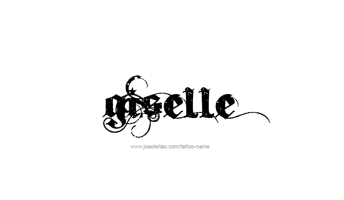 Tattoo Design Name Giselle   