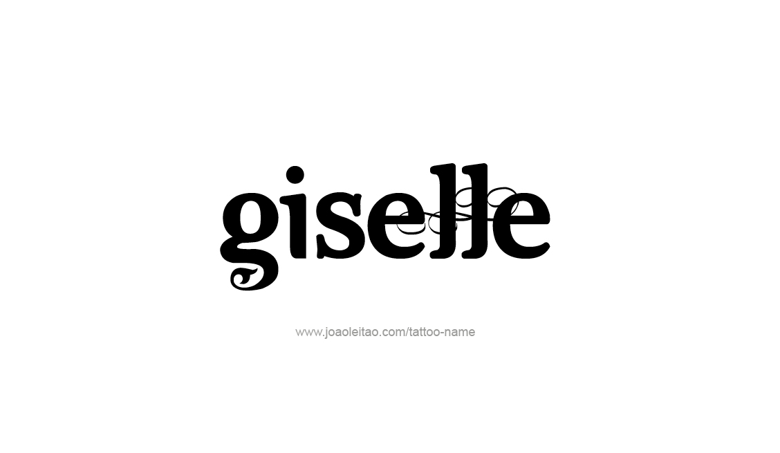 Tattoo Design Name Giselle   