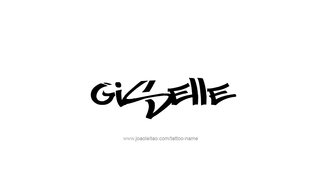 Tattoo Design Name Giselle   