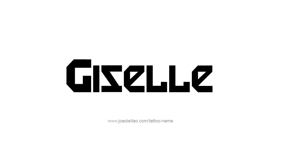 Tattoo Design Name Giselle   