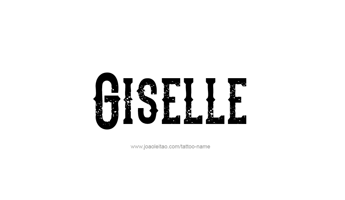 Tattoo Design Name Giselle   